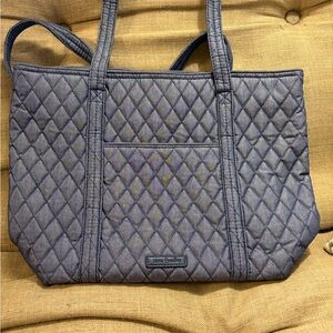 Vera Bradley Blue Quilted Tote Bag
